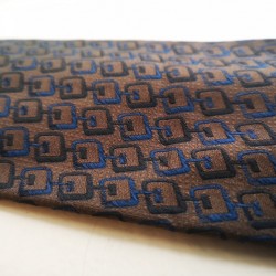 Gucci slips i mørk og blåt mønster