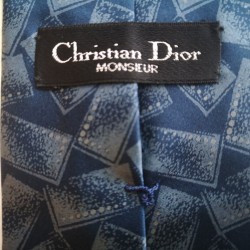 Blåt slips fra Christian Dior