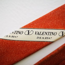 Orange valentino slips med logo