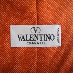 Orange valentino slips med logo